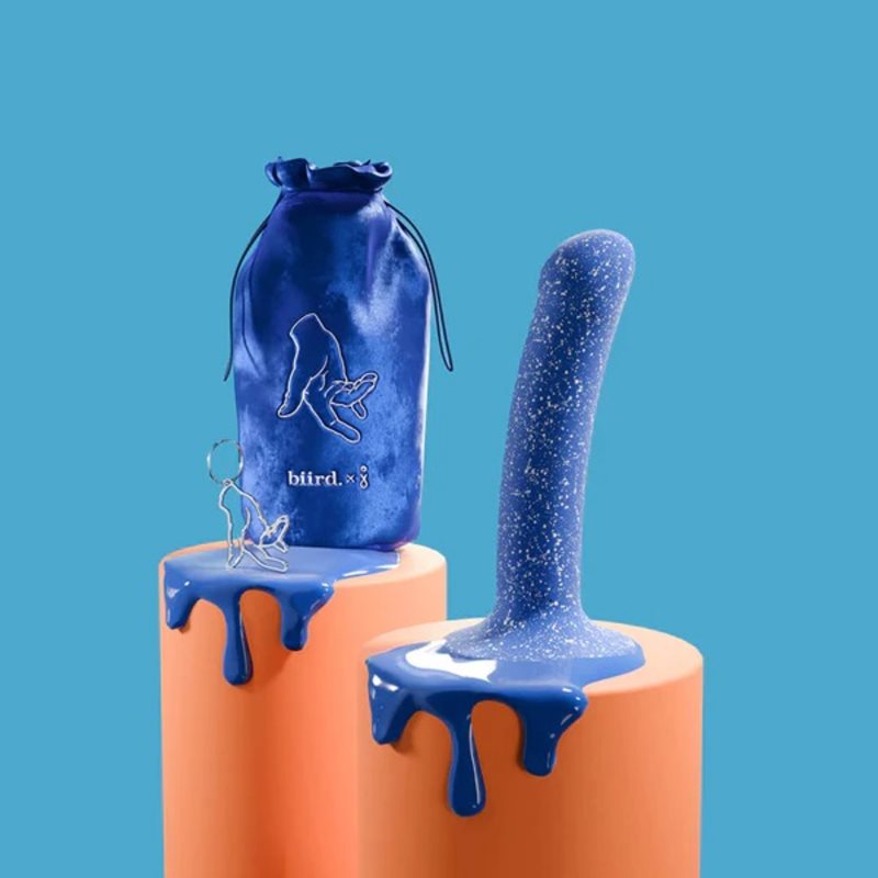 Biird Bae by Jouissance Club Blue dildo 15 cm (obrázek 3)