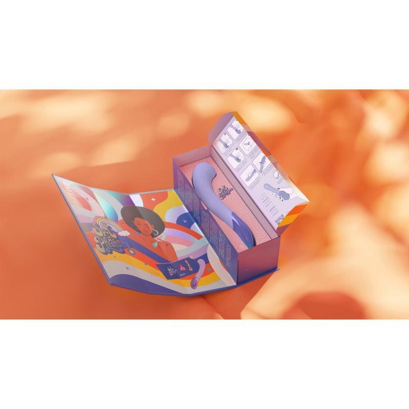 Biird Gii Glow vibrátor Purple 18 cm (obrázek 5)