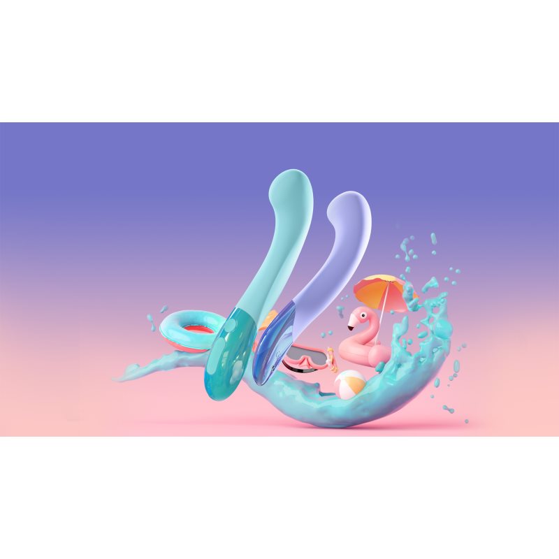 Biird Gii Glow vibrátor Purple 18 cm (obrázek 7)