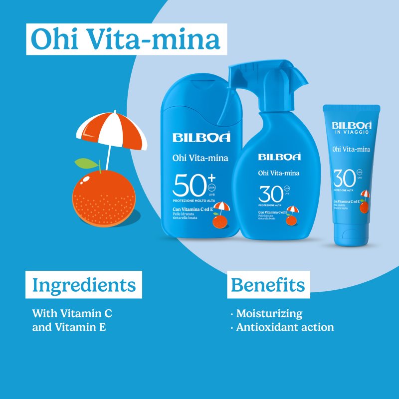 Thumbnail - Bilboa Ohi Vitamina Trigger Bräunungsspray mit Vitaminen SPF 50+ 250 ml