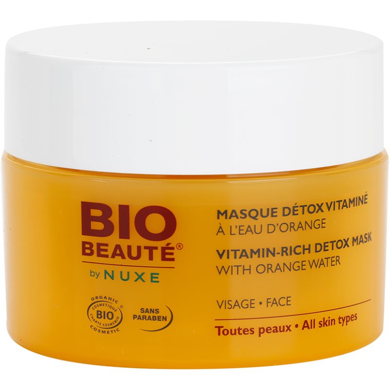 

Bio Beauté by Nuxe Masks and Scrubs вітамінна детоксикуюча маска з апельсиновою водою