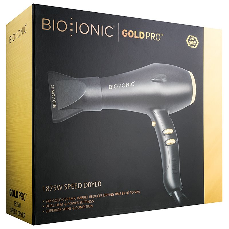 

Bio Ionic GoldPro 1875 W Speed Dryer фен для волосся