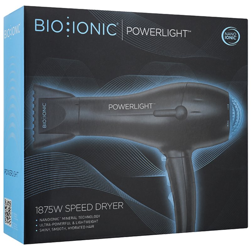 Bio Ionic PowerLight Hair Dryer Black