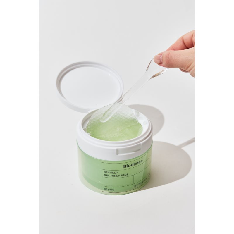 Biodance Sea Kelp Gel Toner Pads tonizační polštářky se zklidňujícím účinkem 60 ks (obrázek 4)