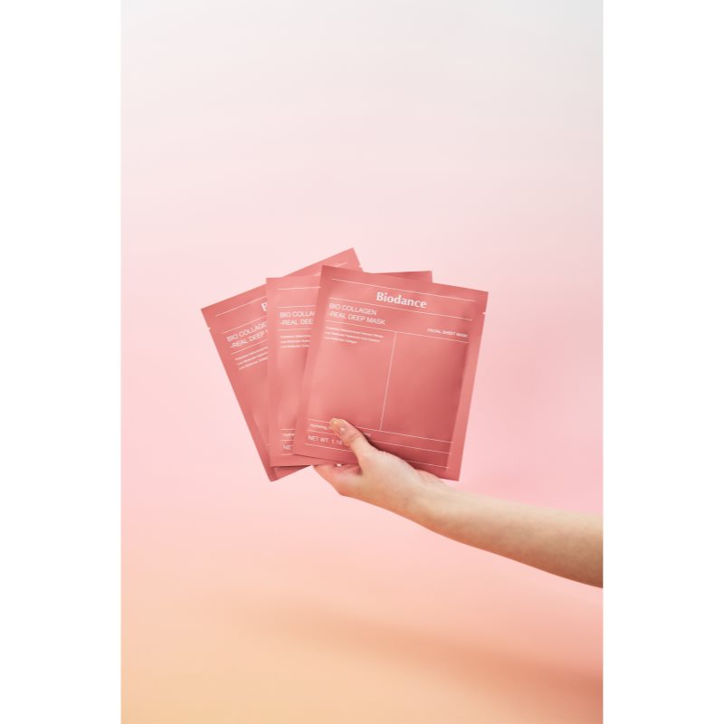 Biodance Bio-Collagen Real Deep Mask intenzívna hydrogélová maska pre hydratáciu pleti a minimalizáciu pórov 34 g (obrázok 3)