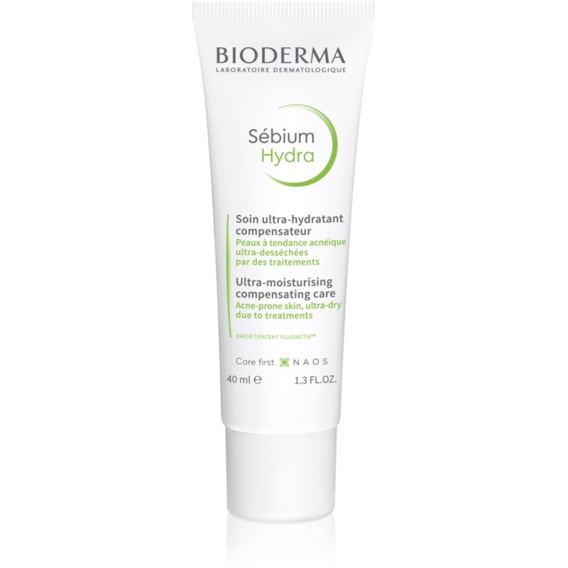

Bioderma Sébium Hydra зволожуючий крем для шкіри висушеної та подразненої лікуванням акне