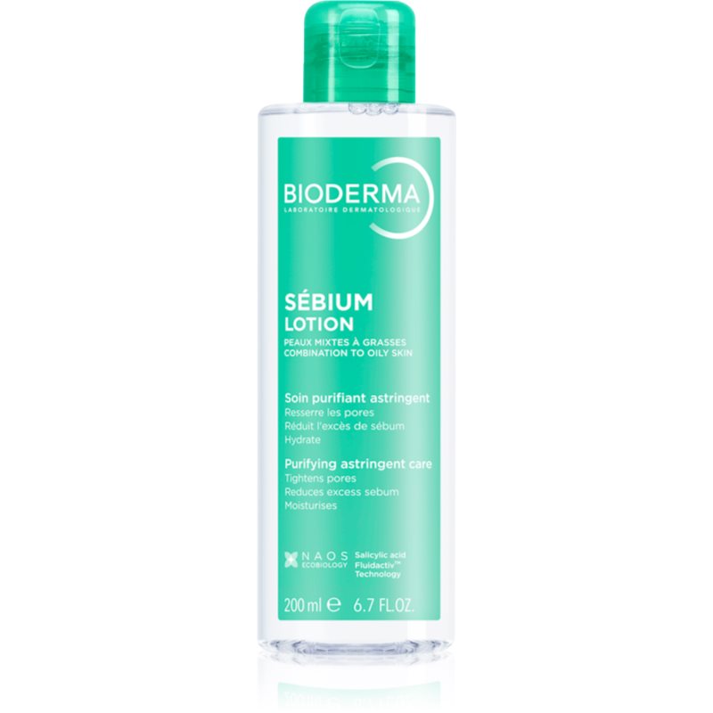 Bioderma Sébium Lotion rebalancing facial water for oily and combination skin 200 ml