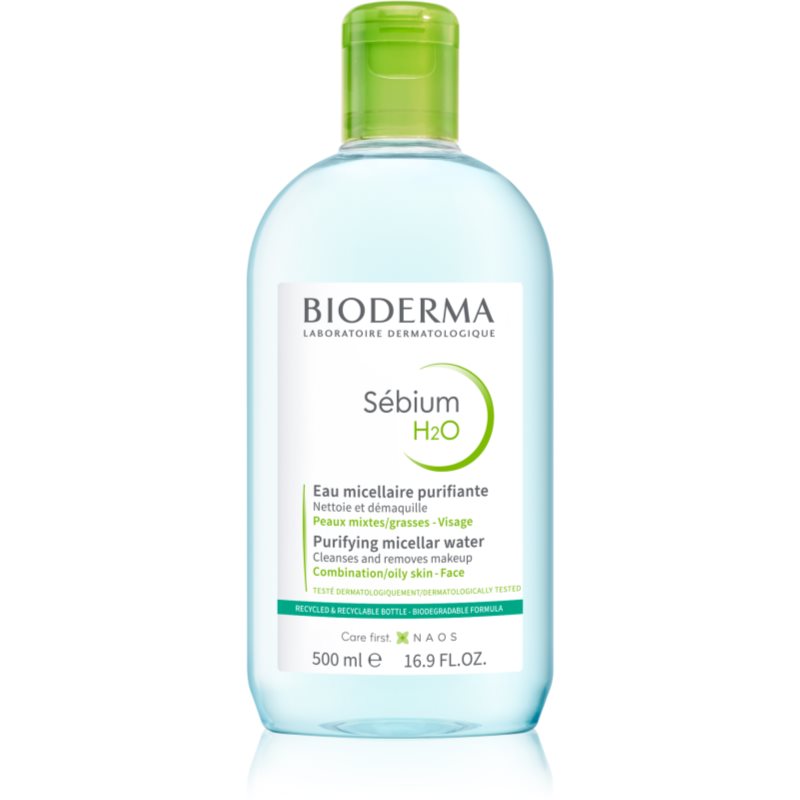 Bioderma Sébium H2O Міцелярна вода для комбінованої та жирної шкіри 500 мл