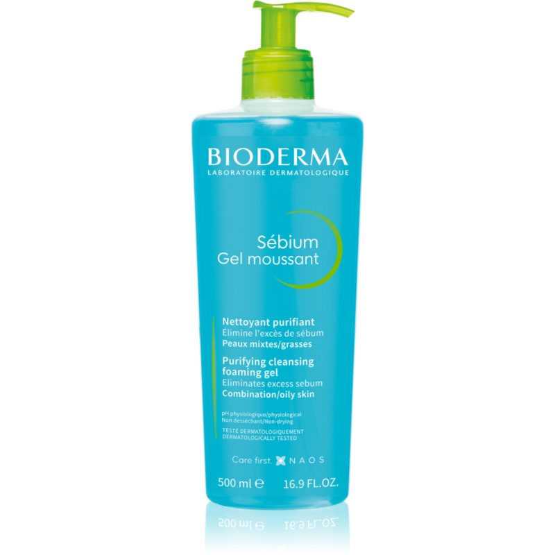 

Bioderma Sébium Gel Moussant очищуючий гель для комбінованої та жирної шкіри