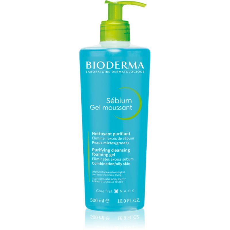 Bioderma Sébium Gel Moussant Cleansing Gel For Oily And Combination Skin 500 Ml