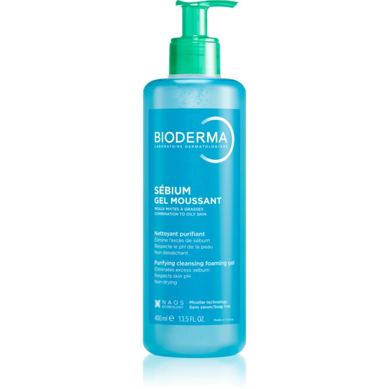 Bioderma Sébium Gel Moussant cleansing gel for oily and combination skin 500 ml