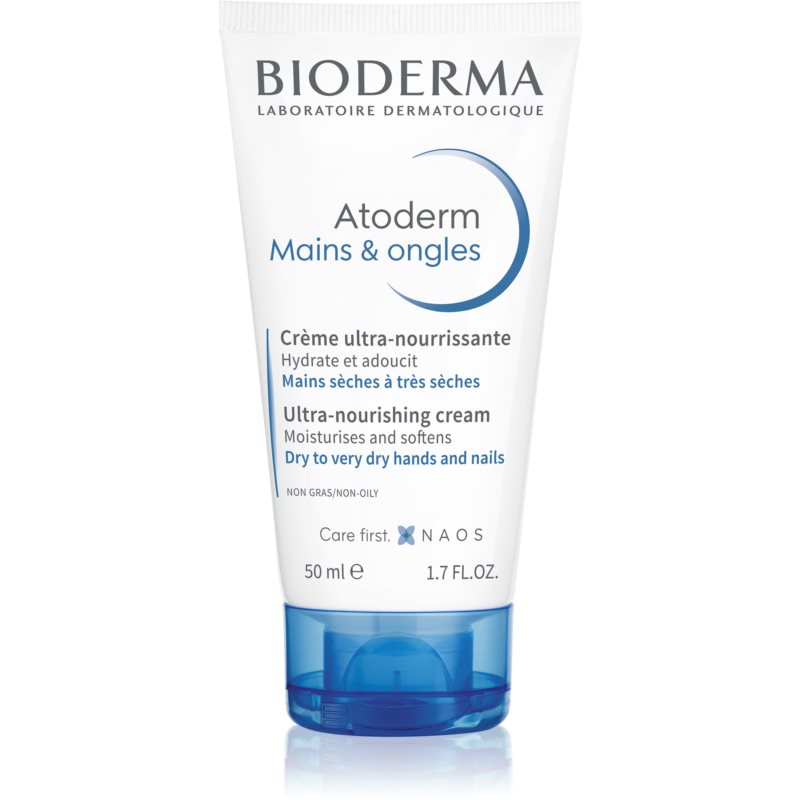 Bioderma Atoderm Cream Hand & Nails kézkrém nagyon száraz, érzékeny és atópiás bőrre 50 ml