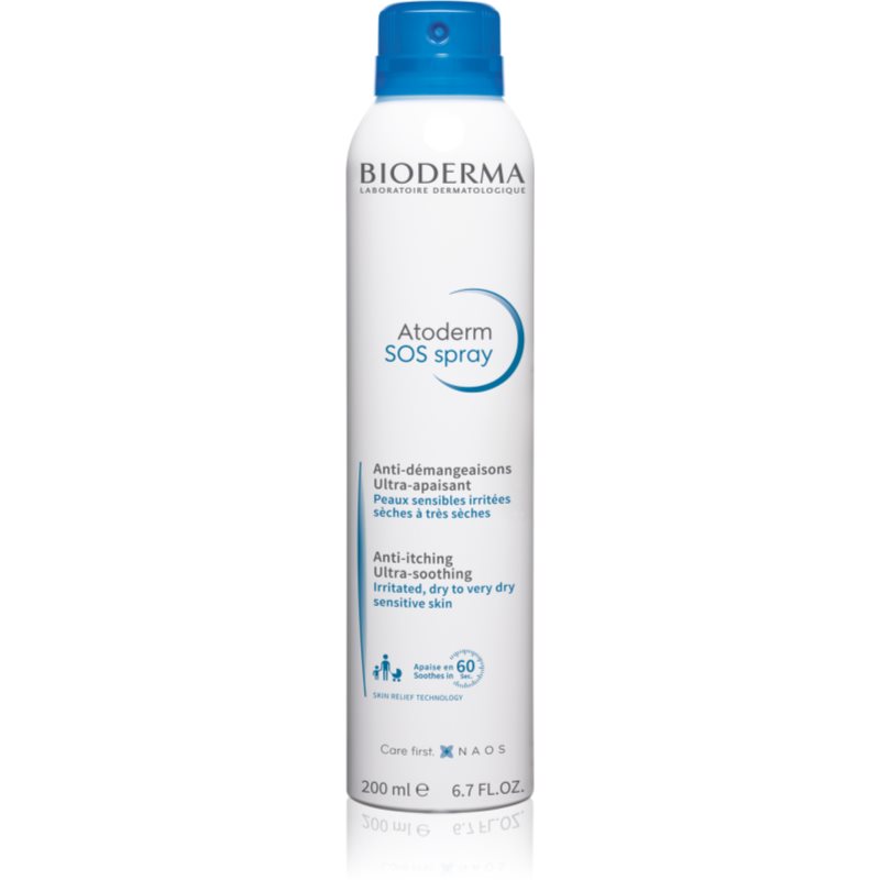 Bioderma Atoderm SOS Spray SOS spray a viszkető érzés azonnali megnyugtatására 200 ml
