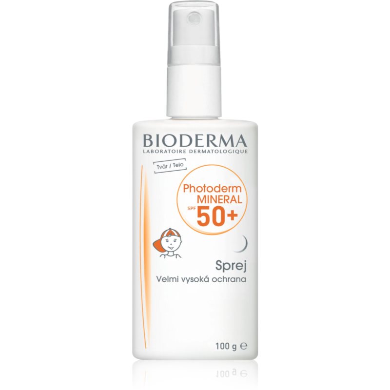 

Bioderma Photoderm Mineral мінеральний спрей для засмаги SPF 50