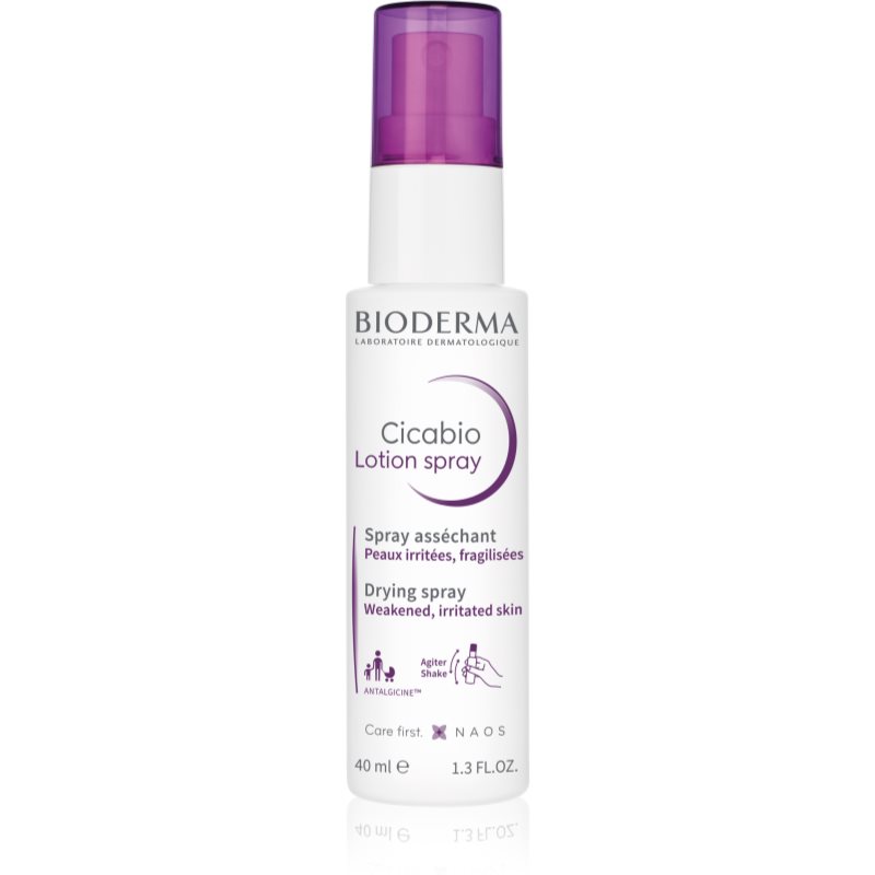 Bioderma Cicabio Lotion Spray Drying And Soothing Spray For Irritated Skin 40 Ml