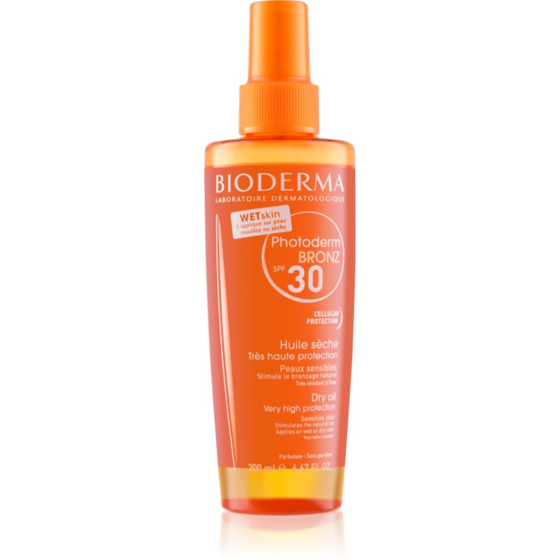 

Bioderma Photoderm Bronz Oil захисна суха олійка у формі спрею SPF 30