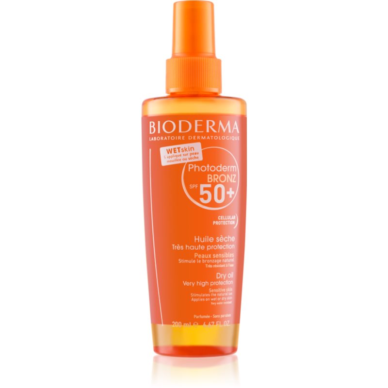

Bioderma Photoderm Bronz Oil захисна суха олійка у формі спрею SPF 50