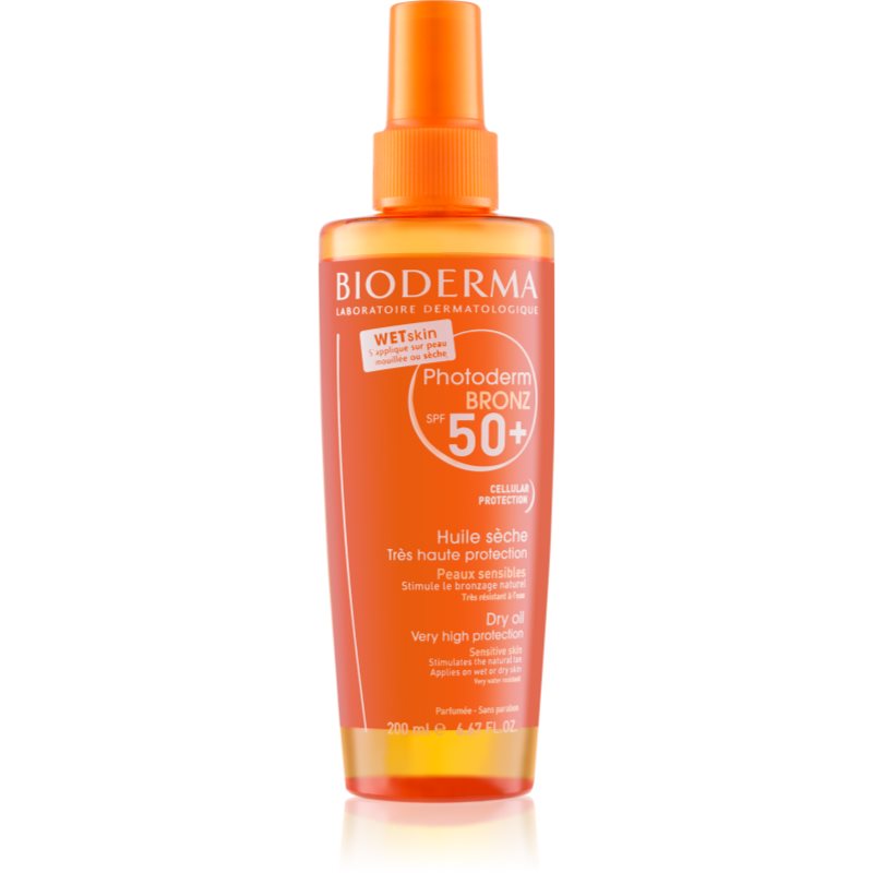 

Bioderma Photoderm Bronz Oil захисна суха олійка у формі спрею SPF 50