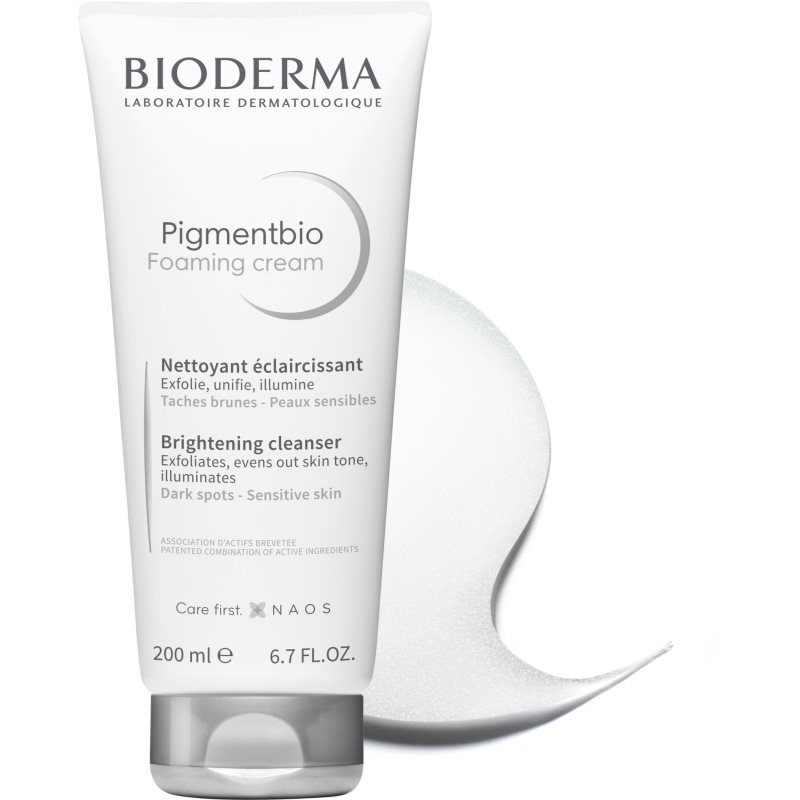 Bioderma Pigmentbio Foaming Cream tiefenreinigender Creme-Schaum mit Weiß - Effekt 200 ml