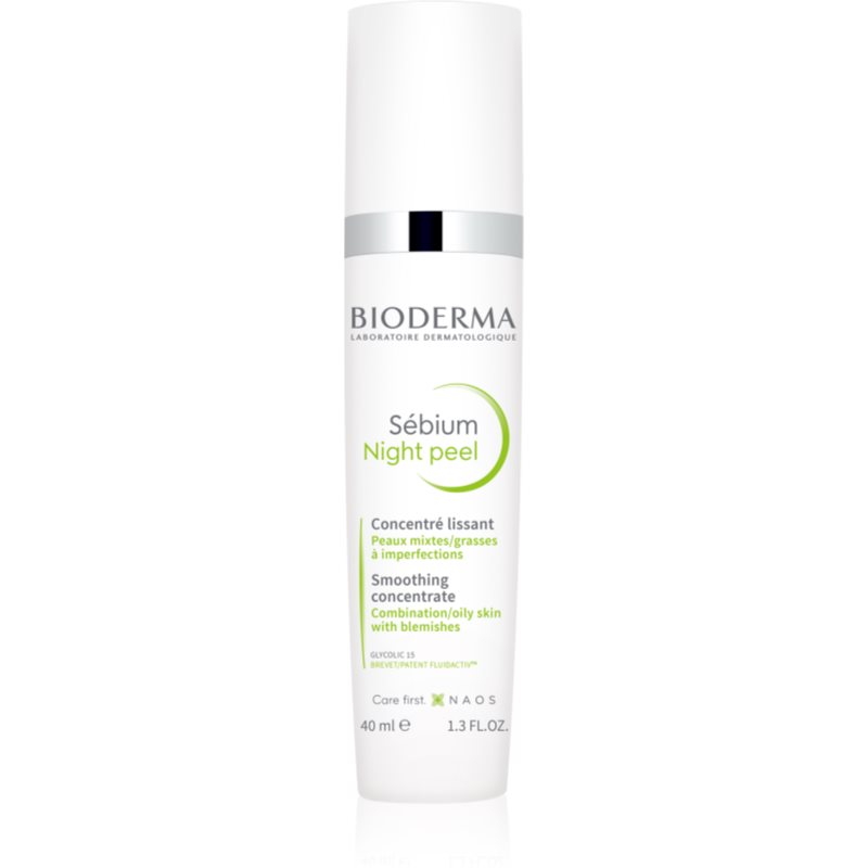 Bioderma Sebium Night Peel smoothing exfoliating serum to treat skin imperfections 40 ml
