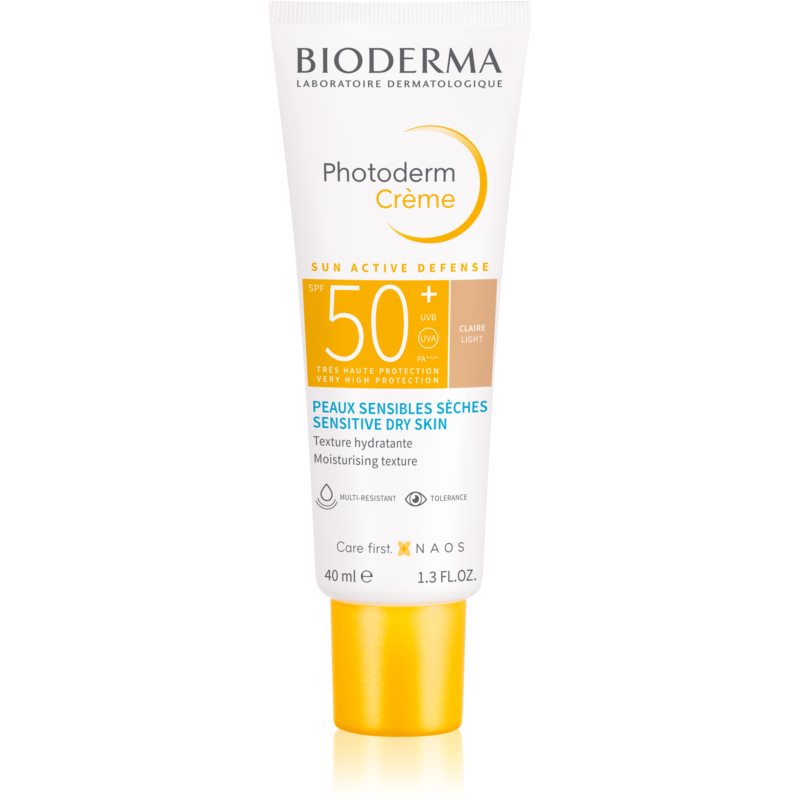 Фото - Крем і лосьйон Bioderma Photoderm Créme сонцезахисний тонуючий крем для шкіри обличчя SPF 
