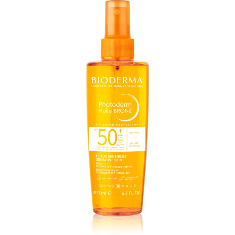 Bioderma Photoderm Huile Bronz Dry Sunscreen Oil Spray SPF 50+ 200 Ml