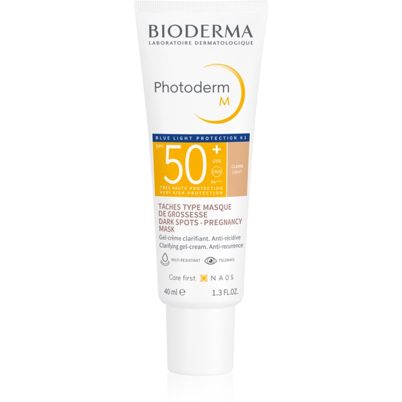 E-shop Bioderma Photoderm M ochranný tónovací krém proti pigmentovým skvrnám SPF 50+ odstín Light 40 ml