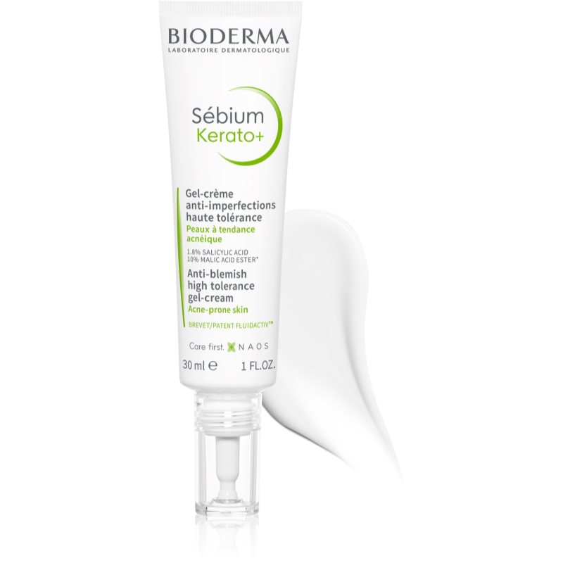 Bioderma Sébium Kerato+ гель крем проти недоліків проблемної шкіри 30 мл