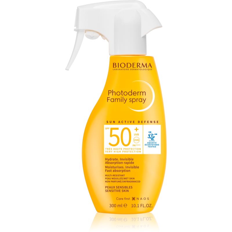 Bioderma Photoderm Sun active defense refreshing facial sunscreen spray SPF 50+ 300 ml
