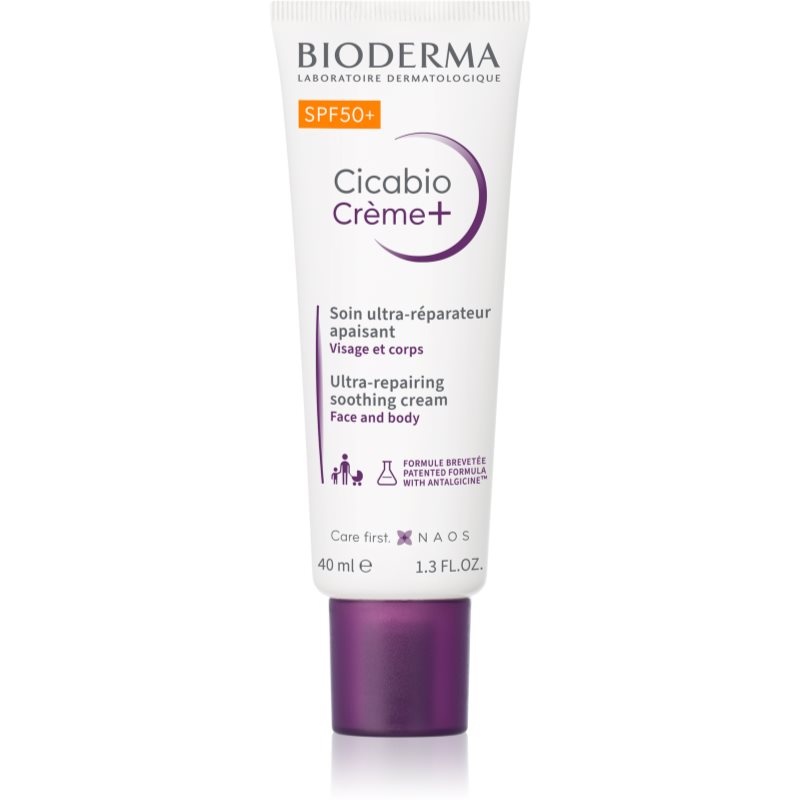 Bioderma Cicabio crème visage SPF 50+ 40x0 ml female