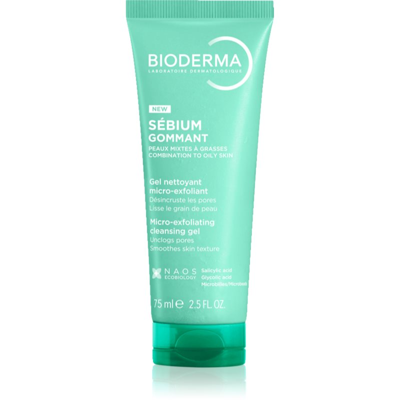 Bioderma Sébium Exfoliating Purifying Gel čistiaci peeling pre mastnú a zmiešanú pleť 75 ml