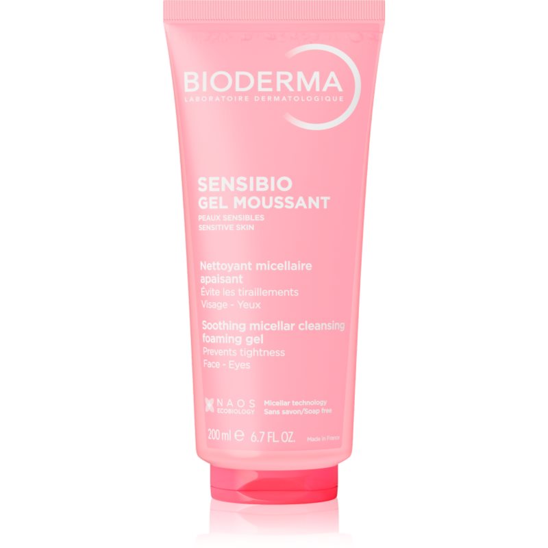 Bioderma Sensibio Gel Moussant jemný upokojujúci čistiaci a odličovací gél 200 ml