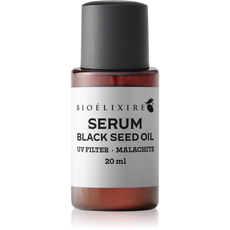 Bioélixire Bioélixire Serum Black Seed Oil ορός για κατεστραμμένα και εύθραυστα μαλλιά με φίλτρο UV 20 ml