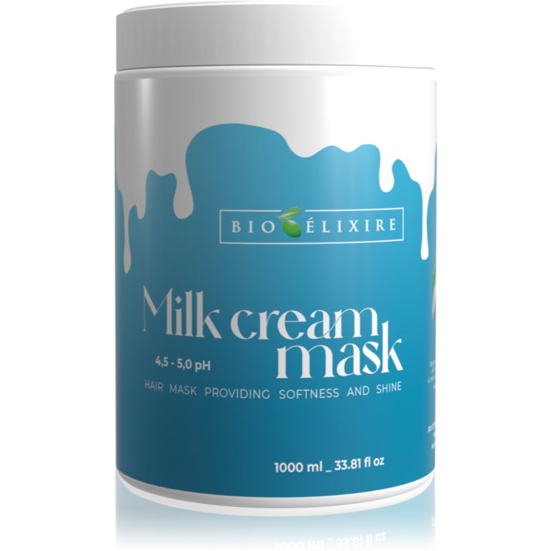 Bioélixire Bioélixire Milk Cream μάσκα Για λάμψη και απαλότητα μαλλιών 1000 ml