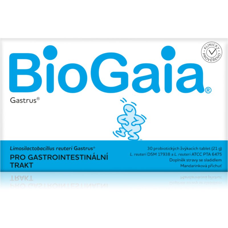 BioGaia Gastrus® žuvacie tablety s probiotikami príchuť Tangerine 30 tbl kúpite na Notino.sk