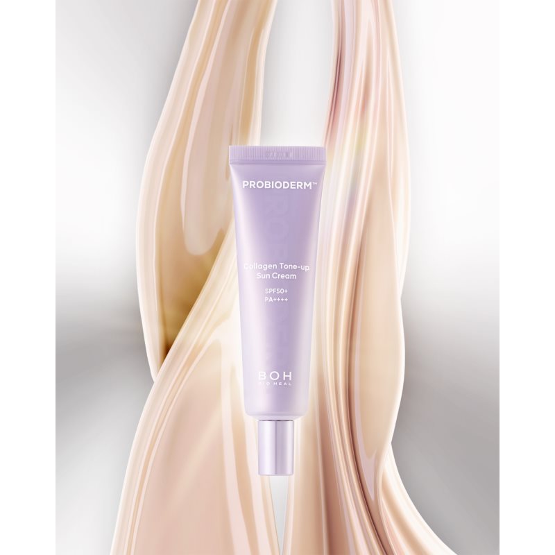 BIOHEAL BOH Probioderm Collagen Tone Up Sun Cream opalovací krém na obličej s kolagenem SPF 50+ 50 ml (obrázek 3)
