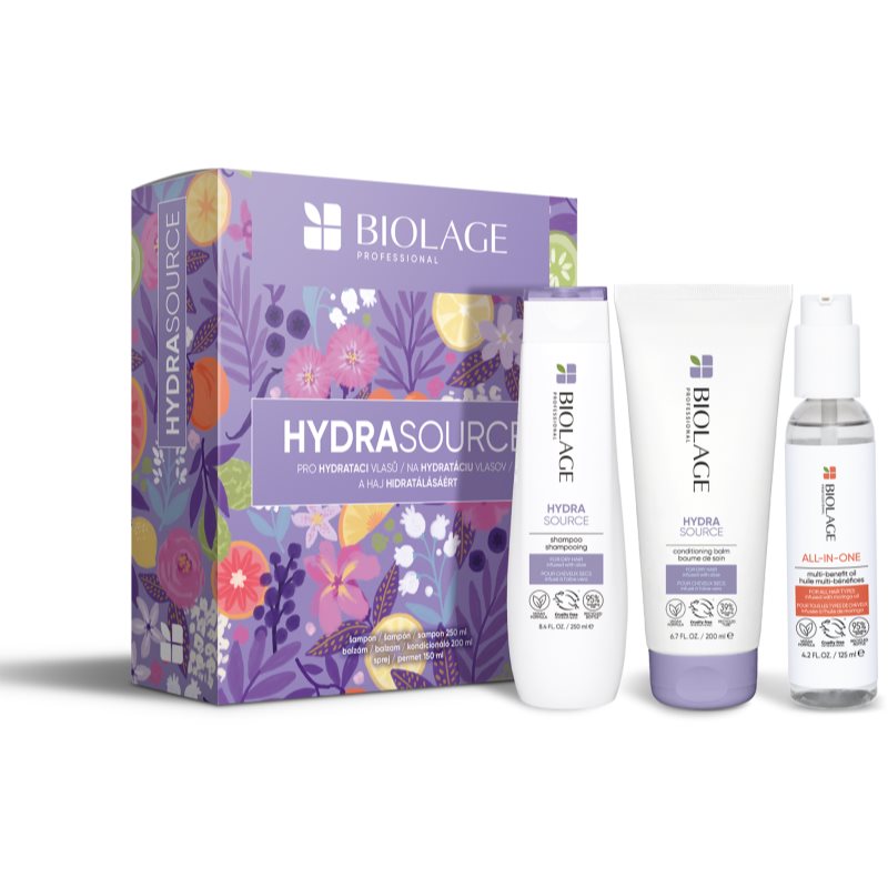 Biolage Essentials HydraSource Presentförpackning För skadat hår female