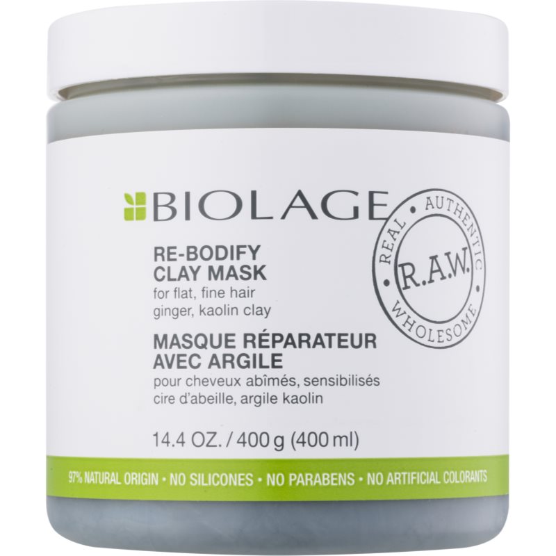 

Biolage R.A.W. Uplift маска з глиною для тонкого та ослабленого волосся без парабенів та силіконів