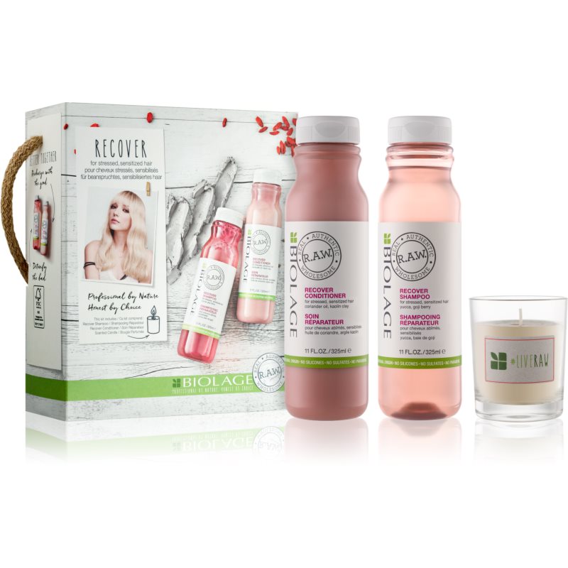 

Biolage R.A.W. Recover набір I. (для пошкодженого волосся) для жінок