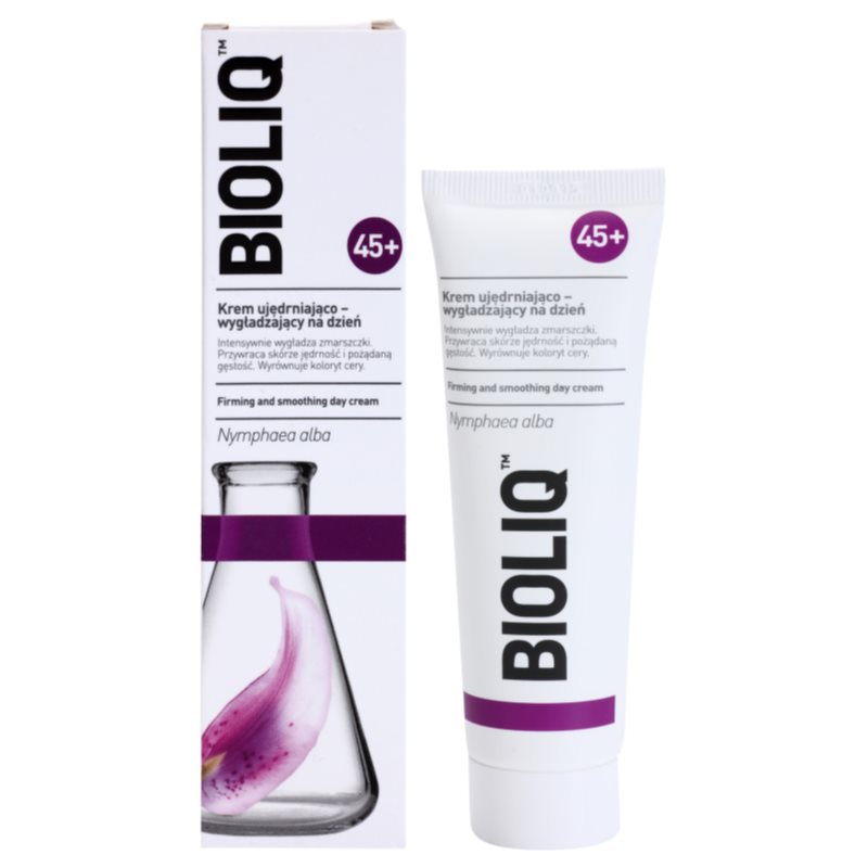 Bioliq 45+ розгладжуючий  денний  крем для інтенсивного відновлення та зміцнення шкіри 50 мл