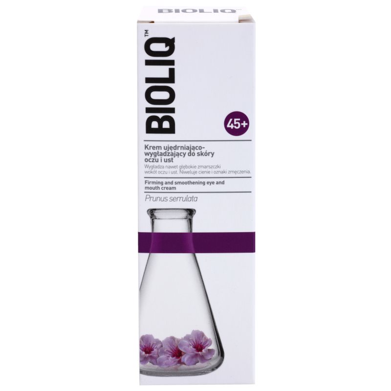 

Bioliq 45+ зміцнюючий крем проти глибоких зморшок для шкіри навколо очей та губ (Prunus Serrulata