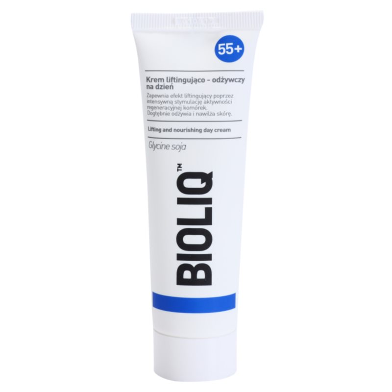 Bioliq 55+ поживний крем з ліфтінговим ефектом для інтенсивного відновлення та зміцнення шкіри 50 мл