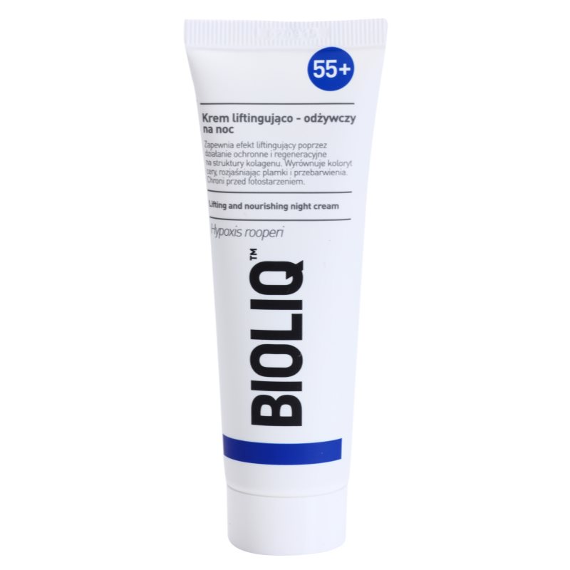 Bioliq 55+ éjszakai intenzív krém az arcbőr regenerálására és megújítására 50 ml
