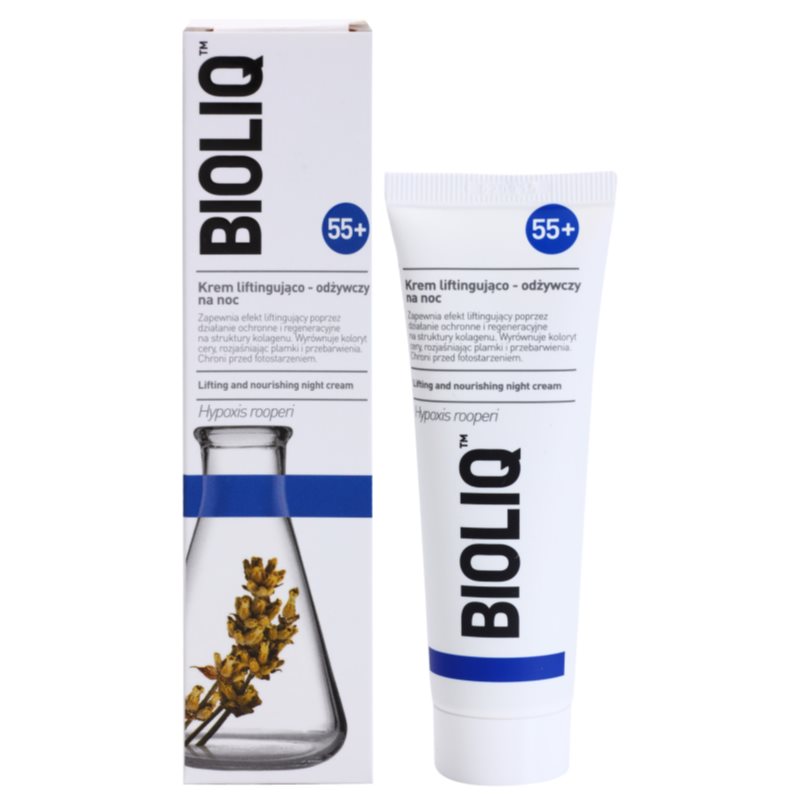 Bioliq 55+ нічний інтенсивний крем для регенерації та відновлення шкіри 50 мл