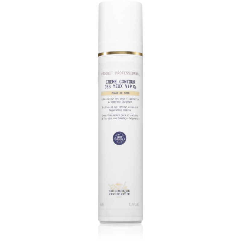 Biologique Recherche Crème Contour des Yeux VIP O2 озаряващ крем за околоочната зона против отоци и тъмни кръгове с апликатор 50 мл.