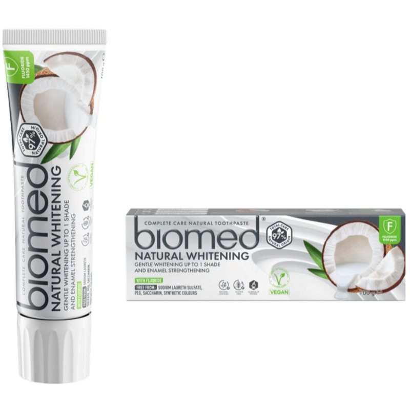 Biomed Biomed Natural Whitening fehérítő fogkrém 100 g
