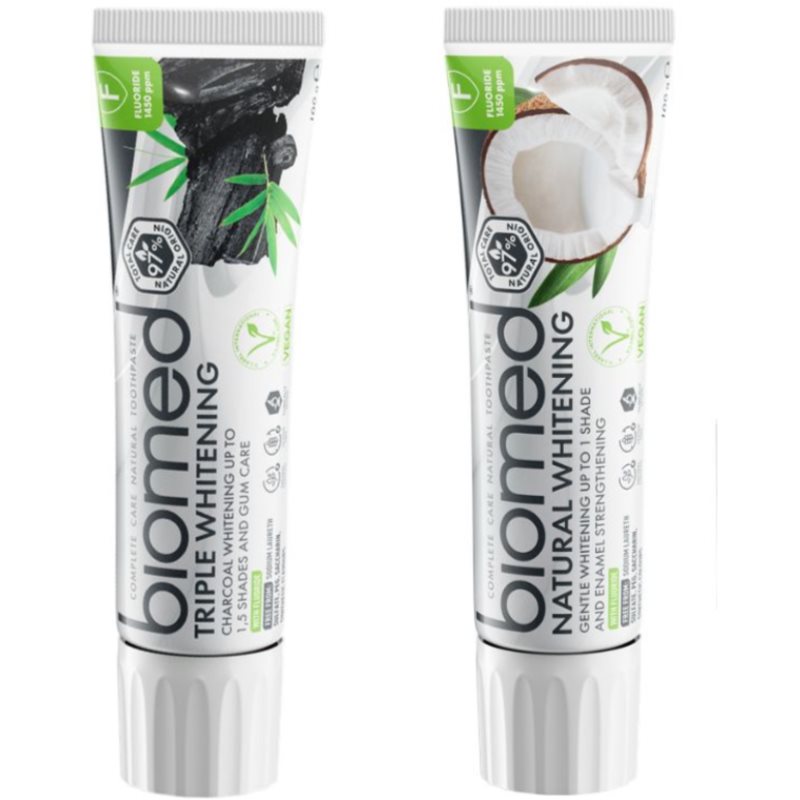 Biomed Biomed Duo set természetes fogkrém 2 db