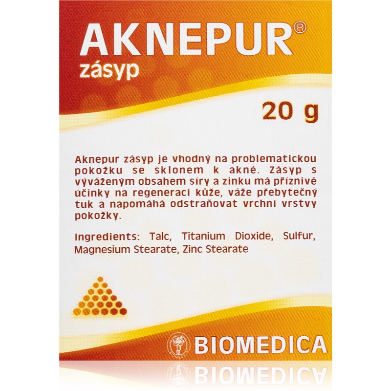Biomedica Aknepur розсипчаста пудра для проблемної шкіри 20 гр