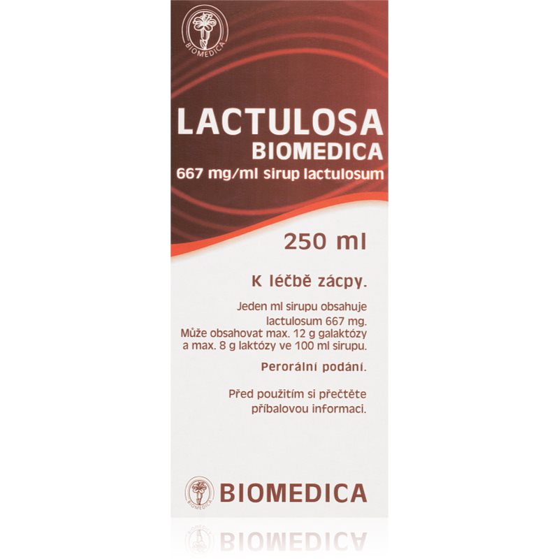 

Biomedica Lactulosa 667mg/ml сироп при запорах