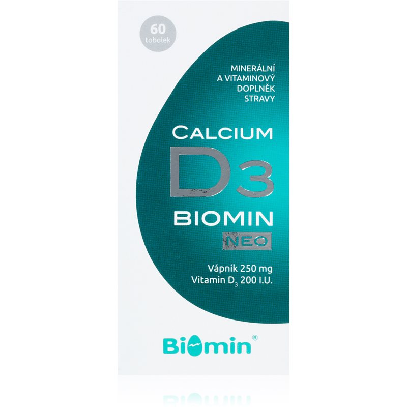 Biomin Calcium D3 Neo tobolky pro normální funkci imunitního systému, stavu kostí a činnosti svalů 90 tbl